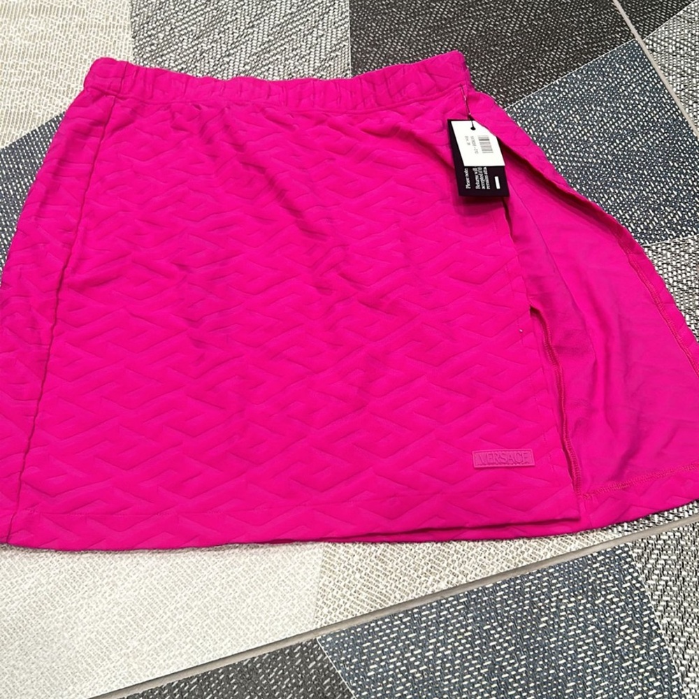 Versace Pink Quilted Skirt
